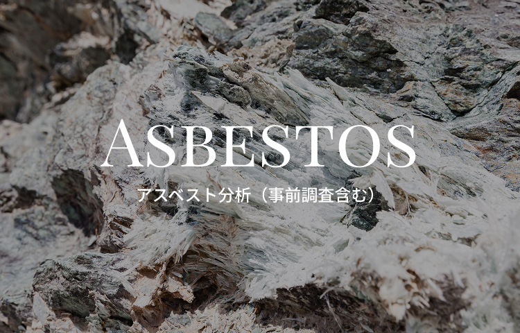 アスベスト分析（事前調査含む）